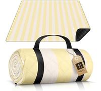 Couverture Pique Nique 200x200 cm - Serviette de Plage XXL - Grande Tapis Picnic Imperméable Pliable