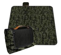 Couverture Pique Nique 200x200 Imperméable Lavable - Nappe de Picnic Grand Portable Extra Large avec Sangle de Transport - Tapis Plaid Plage Randonnée Camping Plein Air Parc (Camouflage, 200x200 cm)
