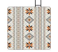 Couverture Pique Nique Tapis De Pique-nique Stylisé, Tapis De Camping Portable Et Résistant À L'humidité 2x2 Avec Base En Film D'aluminium Épais, Tapis De Plage Paresseux Lavable En Machine(Color4)