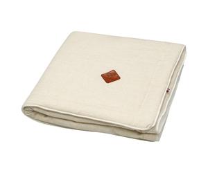 Couverture Plaid En Lin Beige 75X100