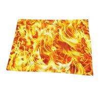 Couverture Plaid Flammes feu Couverture Polaire, Plaid Canapé Lit Flanelle Doux Et Chaud pour Chambre à Coucher Bureau, 150 x 200 cm