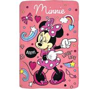 Couverture Plaid pour Enfants Minnie Disney en 100% Polyester - 100 x 140 cm