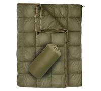 Couverture pliable en duvet pour camping | Couverture douce et légère en duvet mélangé portable imperméable pour les voyages, la randonnée, le camping, la plage