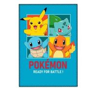 Couverture - Pokémon - AYM117951 - 100x140 cm - Polaire - Bleu - Enfant