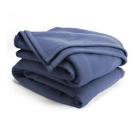 Couverture polaire 180x220 cm Isba Marine 100% Polyester 320 g/m2 traité non-feu