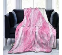 Couverture Polaire 220x240 cm Rose Flanelle Plaid Filles et Femmes, Couverture lit 2 Personnes, Plaid Doux et Chaud pour Jeté de Canapé et Lit A-1944