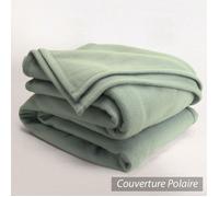 Couverture polaire 220x240 cm Isba Amande 100% Polyester 320 g/m2 traité non-feu