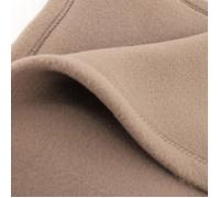 Couverture polaire 240x260 cm Isba marron Taupe 100% Polyester 320 g/m2 traité non-feu