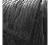 Couverture Polaire À Effet Côtelé 3d