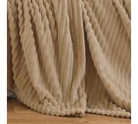 Couverture Polaire À Effet Côtelé 3d