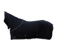 Couverture polaire avec couvre-cou pour cheval Covalliero Therm Noir 205 cm