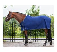 Couverture polaire avec sangles Q-essentials Basic Bleu 135 cm (Longueur totale: 185 cm)