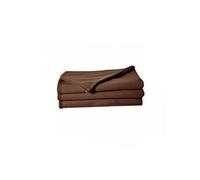 Couverture Polaire Chocolat Poleco 100% polyester 320g 240x220