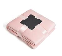 Couverture Polaire Corail, Couleur Unie, for Sieste et Loisirs, Ultra Douce, 330 G/m², Moelleuse et Chaude, Le Lit et Une Utilisation en Toutes Saisons(Pink,Double)