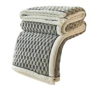 Couverture Polaire Couverture Chaude et Épaisse pour Canapé et Lit Couverture lestée Doux et Plaid Fausse Fourrure Plaid Chaude et Confortable pour Salon Camping Voyage(Grey,180 * 200cm)