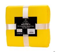 Couverture Polaire Couverture Doudou Couverture canapé Couverture Salon avec Bords Cousus Jaune 150x200 cm