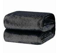 Couverture Polaire De Luxe Chaude, 200 X 230 Cm, Noire, Rose, Grise, Violette, Pour La Maison, Le Canapé Ou Le Lit