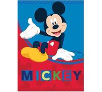 Couverture Disney couverture polaire Mickey Mouse junior 100 x 140 cm rouge/bleu