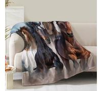 Couverture Polaire Douce et Confortable pour Femmes, Filles, Mamans, Enfants, Adolescents, Anniversaire, Noël, Saint-Valentin, décoration d'intérieur, Chambre à Coucher, Salon, canapé, 152,4 x 127 cm