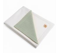 Couverture polaire en coton bio vert TU