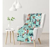 Couverture polaire en flanelle de qualité supérieure Hot Dogs and Lemonade - 280/320 g/m² - Impression intégrale - Un côté - Douce et chaude - Couvre-lit de luxe 76,2 x 101,6 cm