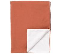 Sauthon Couverture bébé gaze de coton et polaire 75 x 100 cm