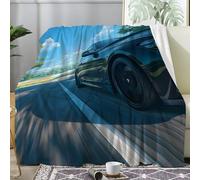 Couverture Polaire Flanelle Motif Voiture de Sport Hybride - 150X200 Cm Confortable Pour Douceur Plaid Canape, Couvre Lit 1 Personne, Idéal Pour Les Canapés et Les Lits, Plaid Luxe haut de Gamme-WF62