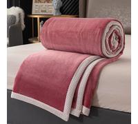 Couverture Polaire Flanelle Plaid Pour Lit Couverture En Coton Extra Doux Jeté De Canapé Polaire150/180x200cmQuatre Saisons Couvre-lit Multi-usages Canapé Couverture Lit 2/1 Personnes ( Color : 11# ,
