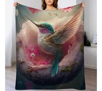Couverture Polaire Flannel Colibri Doux Thermique pour Lit Et Canapé pour Améliorer Le Sommeil 150×200cm