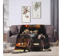 Couverture Polaire Freddie Mercury, Groupe Queen, Pour Une Performance Scénique Dynamique, Flanelle De Polyester Light Toutes Saisons Pour Canape, Lit, Voyage Et Camping, Sans Plumes,
