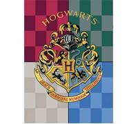Harry Potter Couverture polaire avec logo Poudlard 100 x 140 cm