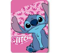 Couverture polaire Lilo et Stitch Rose Vague 100x140cm, plaid enfant FML367383
