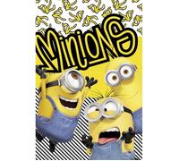 Couverture polaire Minions 2 - 100 x 150 cm - Jaune