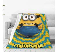 Couverture Polaire Multifonctionnelle Et Chaude Pour Chambre A Coucher Motif Minions Et Gru, Moi, Moche Et Méchant, Automne/Hiver