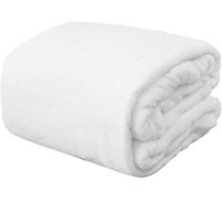 Couverture polaire - Noname - Double - Microfibre - Douce - Légère - Blanche