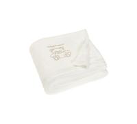 couverture polaire ours 100 x 150 cm crème