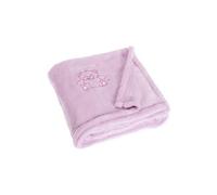 couverture polaire ours 100 x 150 cm rose clair