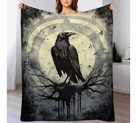 Couverture Polaire PAZZK - Couverture en Peluche Flannel Douce et Moelleuse - Taille Unique (100x130cm) - Noir