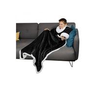 Vivezen - Couverture polaire, plaid intégral avec manches et poche - 120 x 160 cm - Sherpa et flanelle - Enfant - Plusieurs coloris