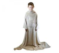 Vivezen - Couverture polaire plaid intégral avec manches et poche - Taille enfant ou adulte jusqu'à 1m65 - Plusieurs coloris