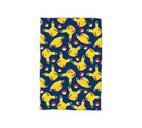 Couverture Polaire Pokémon | Couverture Chaude Super Douce et Chaude Motif Pikachu et Pokéball | Parfait pour la Maison, la Chambre, Les soirées Pyjama et Le Camping | Taille 100 x 150 cm | Bleu