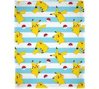 Couverture polaire - Pokémon - Pikachu - Douceur exceptionnelle - Lavable en machine - 100x150 cm