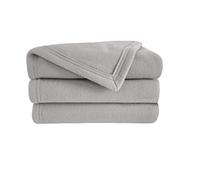 Couverture polaire Polyester - Acier 180 x 220 cm - POET MOTTE - Gamme Polex