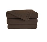 Couverture polaire Polyester - Cacao 220 x 240 cm - POET MOTTE - Gamme Polex