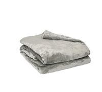 Couverture Polaire Polyester Perle 180 x 220 cm - POYET MOTTE - Gamme MICROFLANELLE