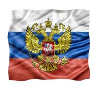 Couverture polaire pour canapé ou lit - Couverture douce et confortable - Drapeau de la Russie