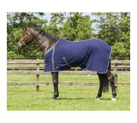 Couverture polaire pour cheval avec sangle Q-essentials Bleu 125 cm (Longueur totale: 165 cm)