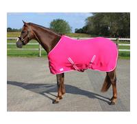 Couverture polaire pour cheval avec sangle Q-essentials Color Rose 155 cm (Longueur totale: 205 cm)