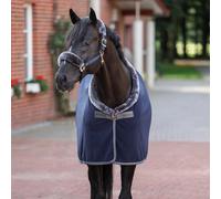 Couverture polaire pour cheval Bucas Show-Line 400g Bleu 130 cm