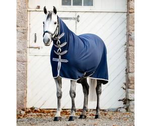 Couverture polaire pour cheval en jersey Horseware Bleu 7’0"